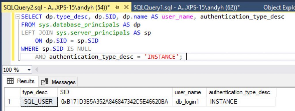 detecting orphaned users in sql server using sp_change_users_login