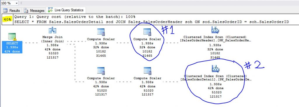 sql server 2016 new features live query statistics in action