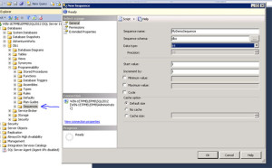 create sequence